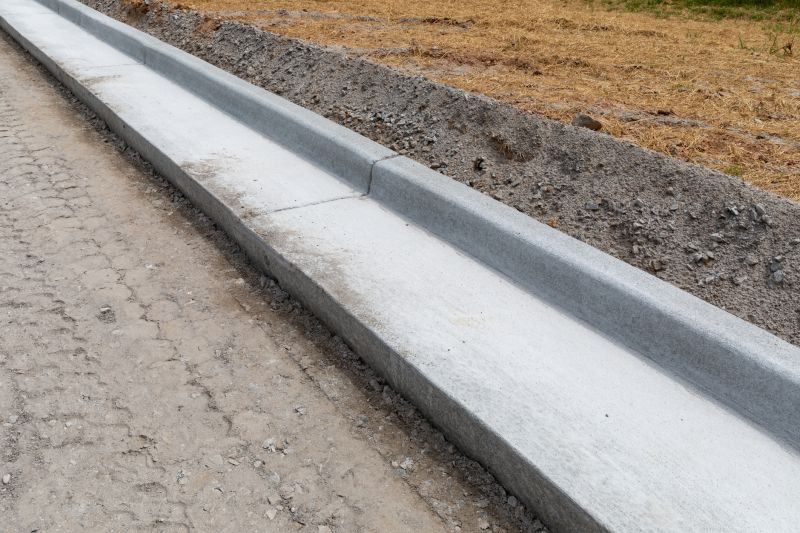 New Concrete Curb Installation